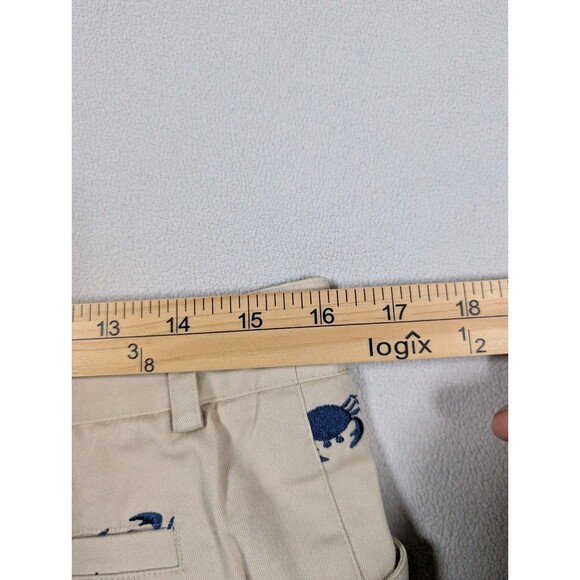 Lilly Pulitzer Embroidered Crab Khaki Chino Pants 10 Preppy Coastal Classic Crop - Picture 7 of 8